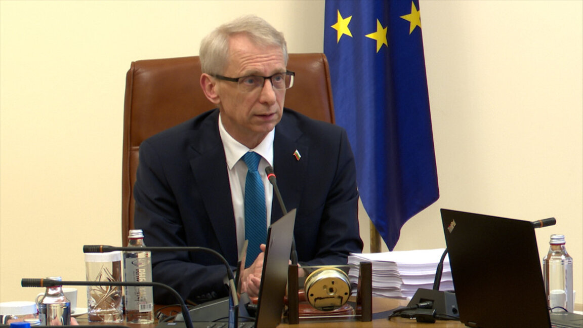 Премиерът Николай Денков на заседание на МС -  25 октомври 2023 г.