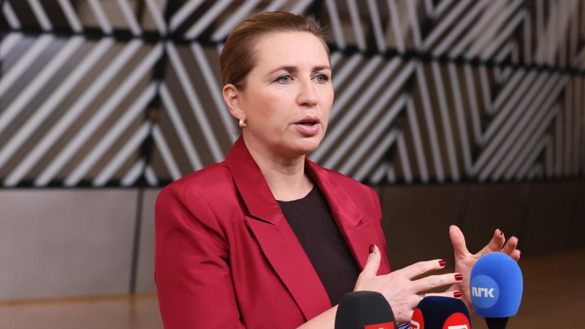 Министър-председателката на Дания Мете Фредериксен.