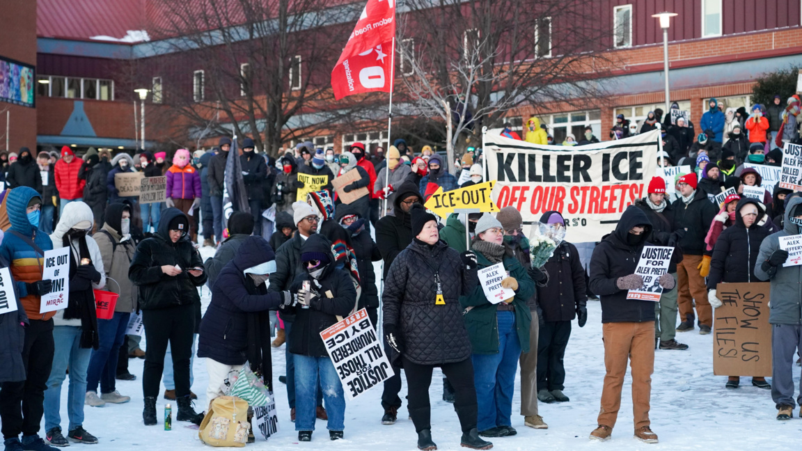 Протест имаше и в Минеаполис, след като Алекс Прети беше застрелян