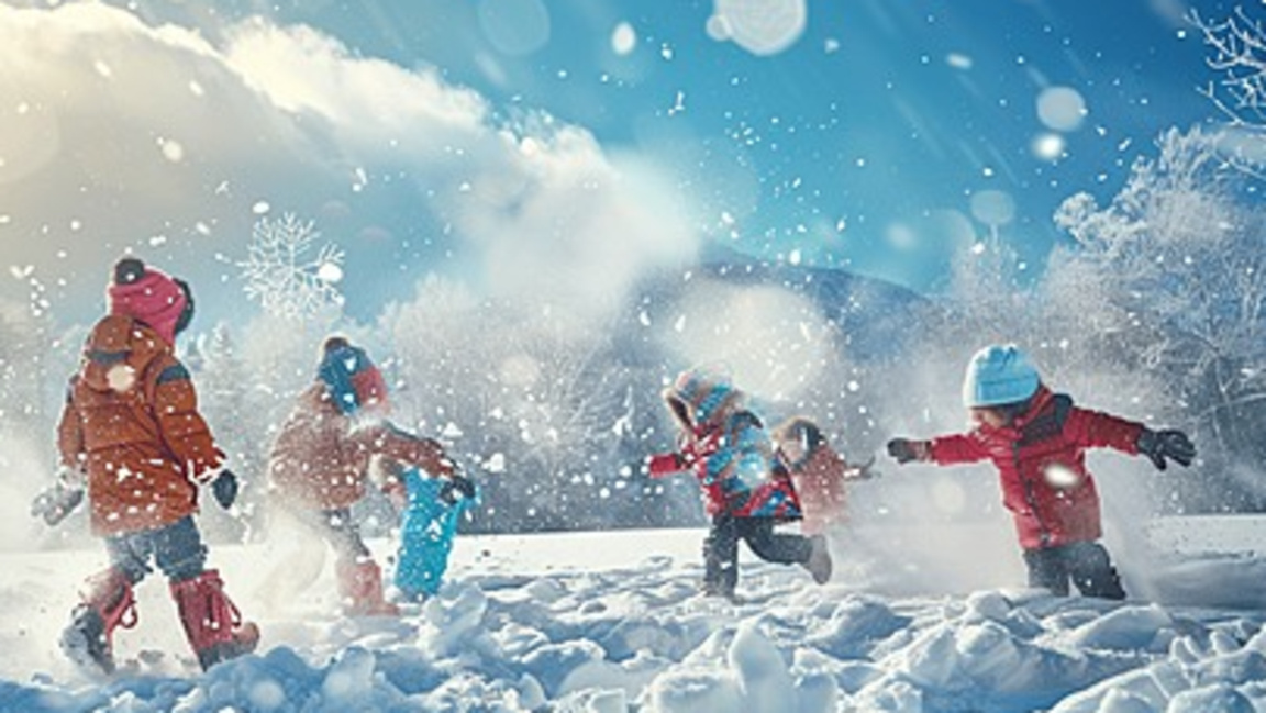 Зимата навън: Защо студът никога не е враг на детската радост?