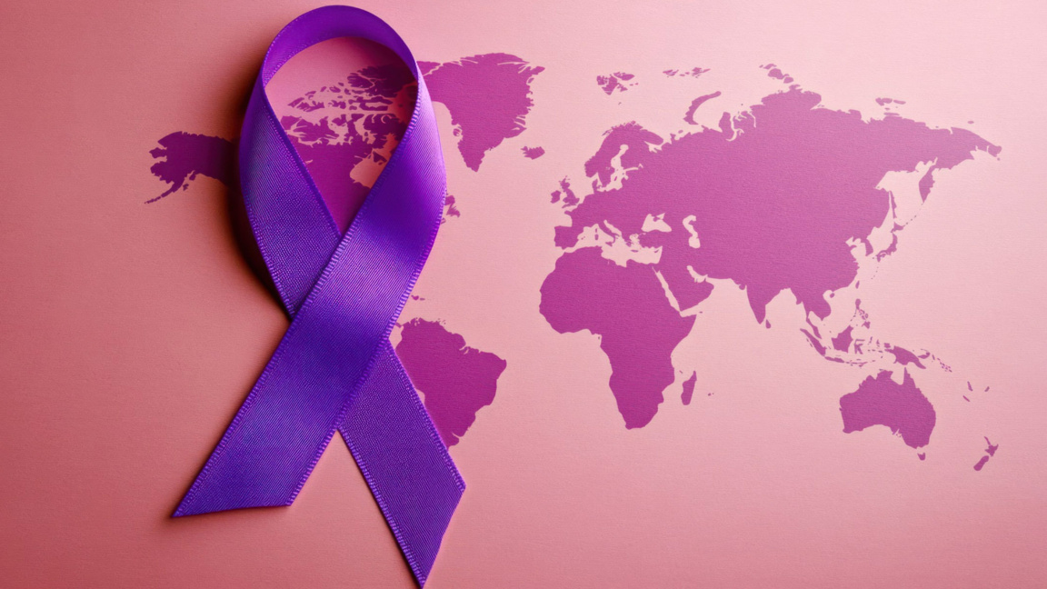 Лилавата лента е символ на Световния ден за борба с епилепсията