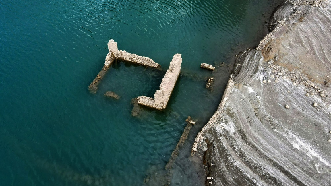 Язовирът "Морнос", който захранва Атина, 29 август 2025 г.