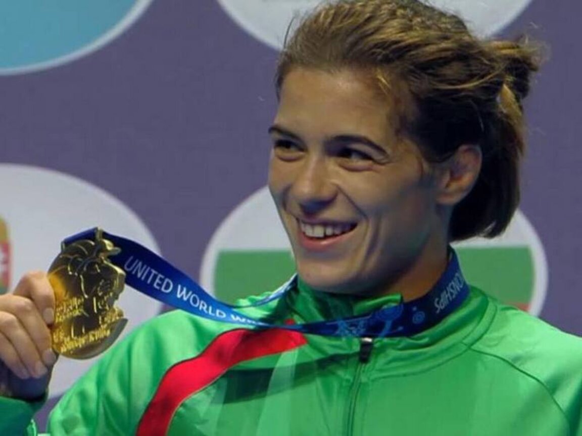 Тайбе Юсеин печели златен медал за България на Световното по борба в Будапеща, 2018 г.