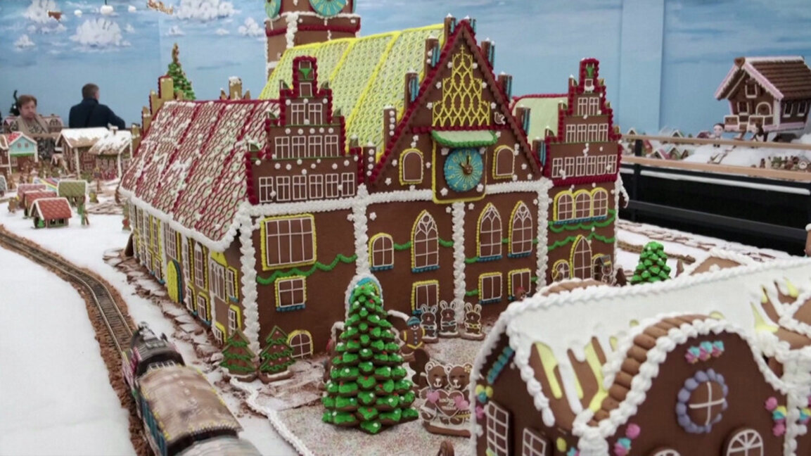 Коледни градчета от джинджифил