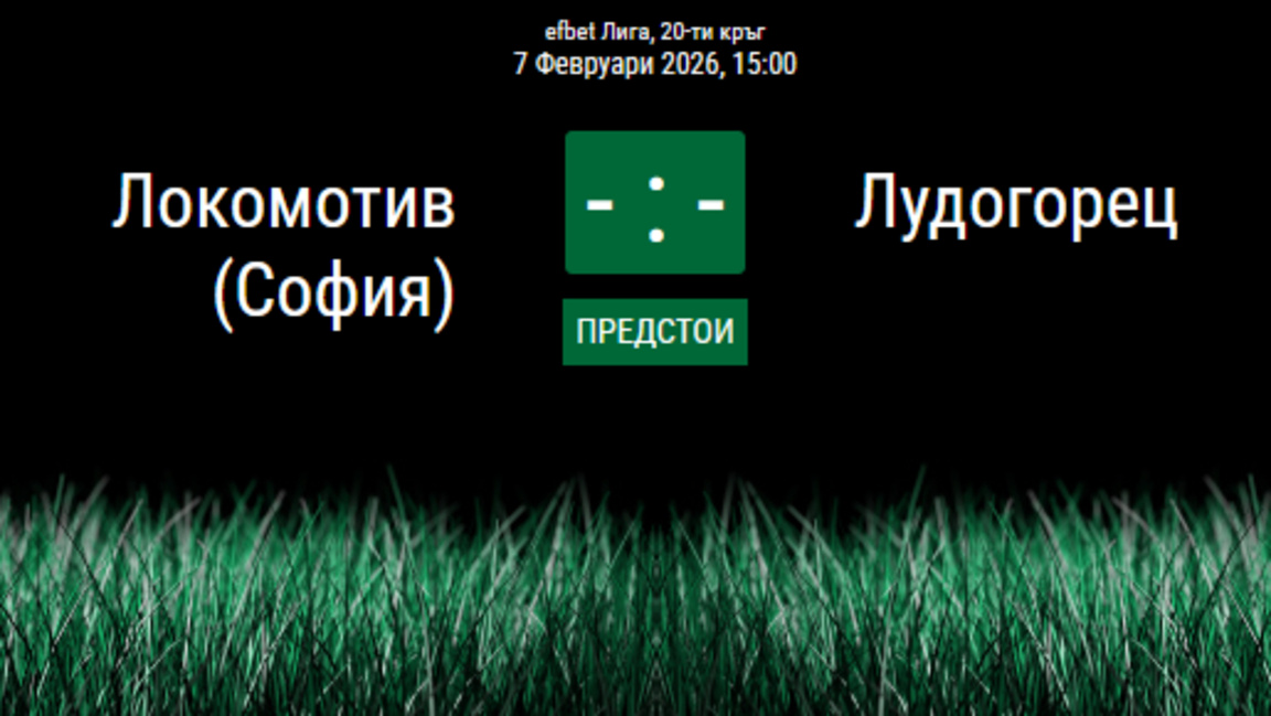 "Лудогорец" – "Локомотив" (Сф) в мач от ХХ кръг на футболното първенство