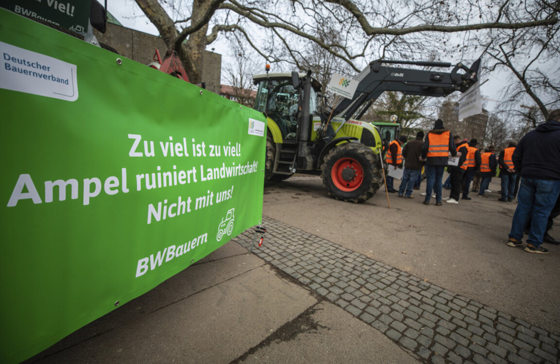 Протест в Щутгарт, 6 януари 2024 г.