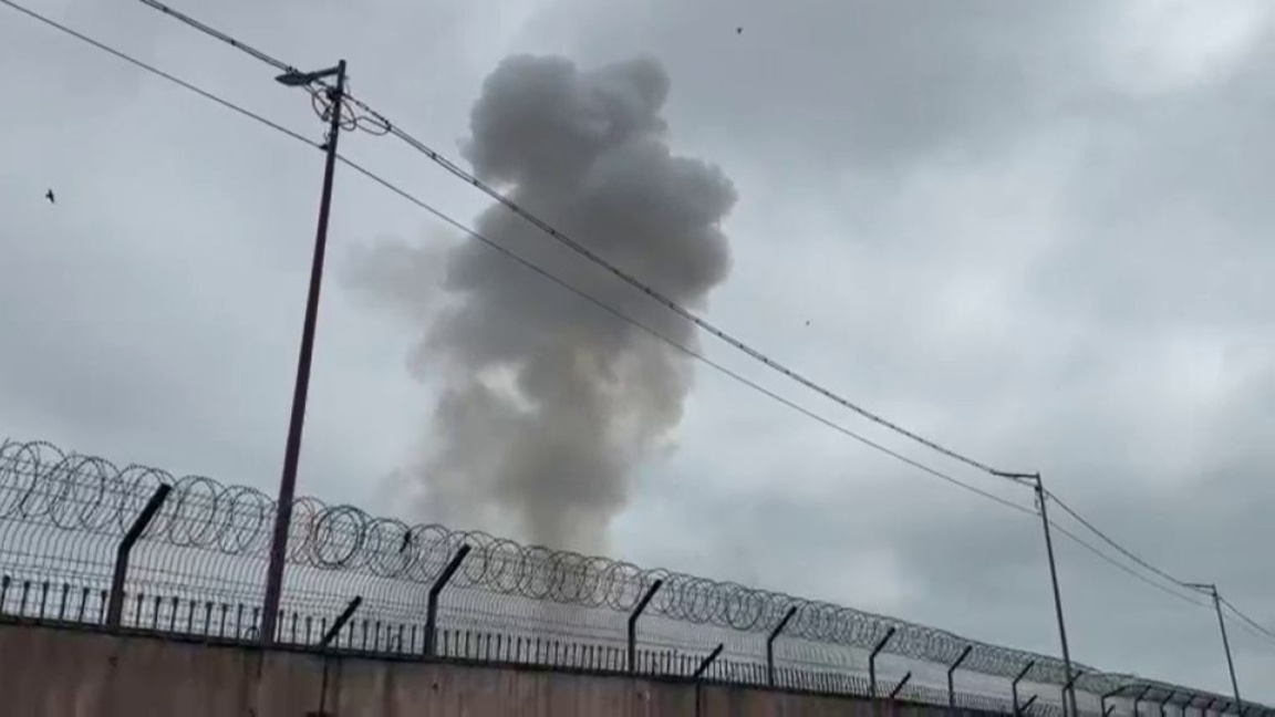 Морски дрон експлодира край пристанището...